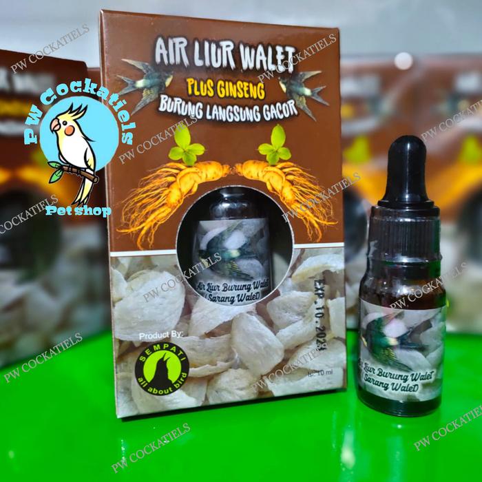 Gambar Vitamin Burung, Air Liur Walet Plus Gingseng Burung Gacor Seketika dari PW Cockatiels Kota Administrasi Jakarta Utara Tokopedia