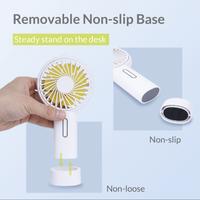 Gambar ORICO WT H1 Mini Fan Kipas Angin Portable Rechargeable 2000 mAH Blue Red - Putih dari Click & Go Tokopedia Kota Bandung 5 Tokopedia