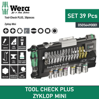 Gambar Tool Kit Set Wera 05056490001 Tool-Check PLUS Zyklop Mini - 39 Pc dari warungtools Kota Administrasi Jakarta Utara 1 Tokopedia
