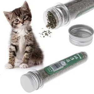 Daun Catnip 40ML Kucing Cat Kitten Tube Cat Nip Penenang Anti Stress