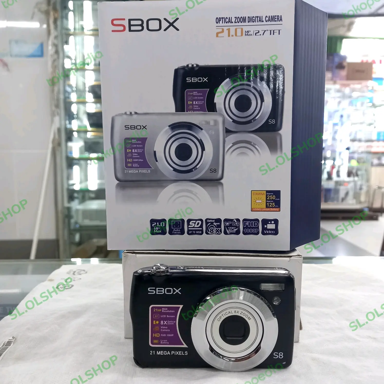 SBOK S8/Kamera Pocket digital SBOK KAMERA POCKET S 8 (Original )