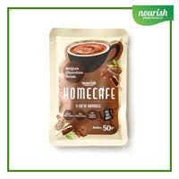 Gambar Homecafe Belgian Chocolate Drink, Minuman Siap Seduh 50gr dari Nourish Indonesia Jakarta Utara Kota Administrasi Jakarta Utara 1 Tokopedia