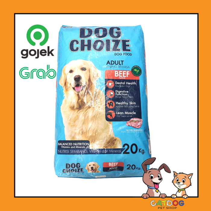 Gambar Dog Choize Beef 20kg (KHUSUS GOJEK GRAB) dari Catdog Petshop Semarang Kota Semarang Tokopedia
