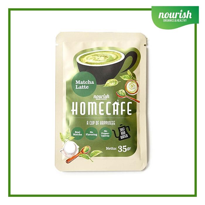 Gambar Homecafe Matcha Latte, Minuman Siap Seduh 35gr dari Nourish Indonesia Jakarta Utara Kota Administrasi Jakarta Utara Tokopedia