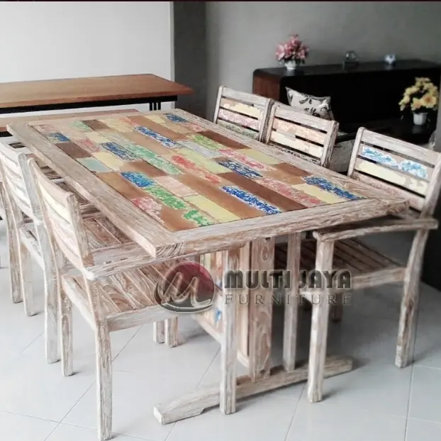 meja makan jati minimalis. kursi makan jati