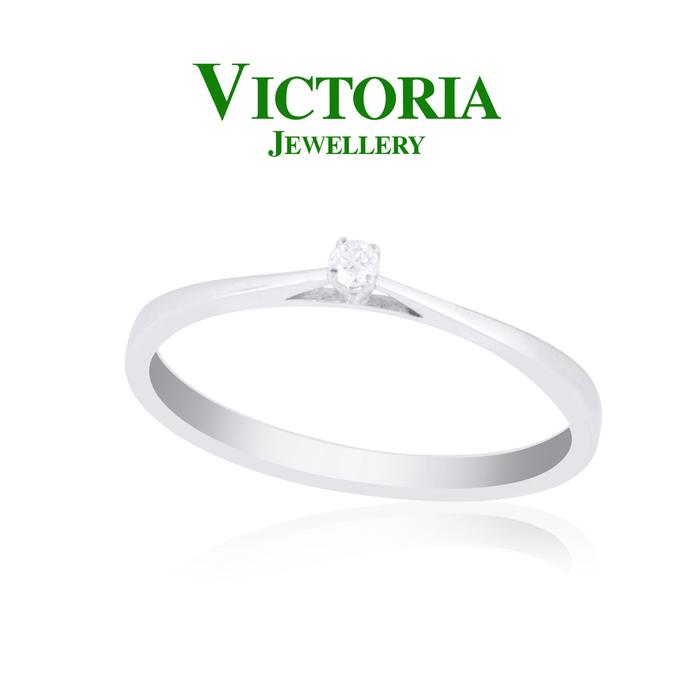 Gambar Cincin Berlian Solitaire VLR748261 Victoria Jewellery dari Victoria Jewellery Online Kota Administrasi Jakarta Selatan Tokopedia