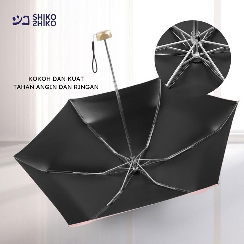 PYGmi Anti UV Mini Umbrella Payung Lipat Mini dan Ringan Anti Sinar Matahari UPF50 Payung Jepang Kompak Compact 3
