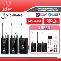 Gambar Microphone Wireless Professional Yichuang YC-WM500 X2 / YC-WM500X2 dari Jakarta Digital 8 Kota Administrasi Jakarta Pusat 1 Tokopedia