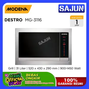 Modena Microwave Oven + Grill MG 3116 Kapasitas 31 Lt DESTRO MG3116