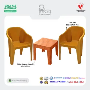 Kursi Teras Kursi Taman Napolly TCC 500 + Meja Teras Plastik Napolly