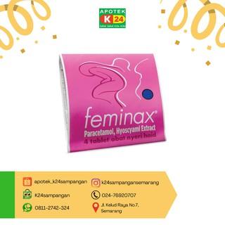 FEMINAX 4 TABLET JUAL PER 2 STRIP - OBAT ANTI NYERI SAAT MENSTRUASI