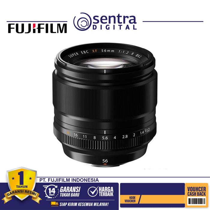 Gambar Fujinon Lensa / Lensa Fujifilm XF 56mm F1.2 R - Hitam dari Sentra Digital Kota Surabaya Tokopedia