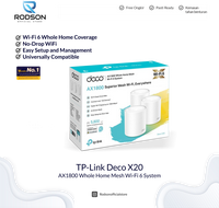 Gambar Tplink TP-LINK DECO X20 AX1800 Whole Home Mesh Wi-Fi 6 System - ISI-3PACK dari Rodson Indonesia Kota Administrasi Jakarta Barat 4 Tokopedia