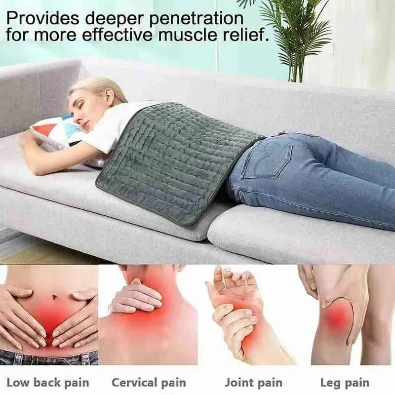 Heating Pad Mat Alas Selimut Bantal Terapi Pemanas Penghangat Elektrik 1