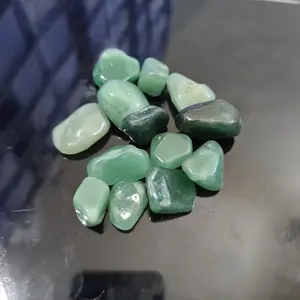 Green Aventurine Tumbled 2 sd 3 cm paket 100grams harga special promo