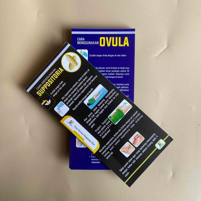 Gambar Flyer Cara Penggunaan Ovula dan suppositoria, Brosur Farmasi, - Isi 25 lembar dari Sahabat Sejasa Kab. Sleman Tokopedia