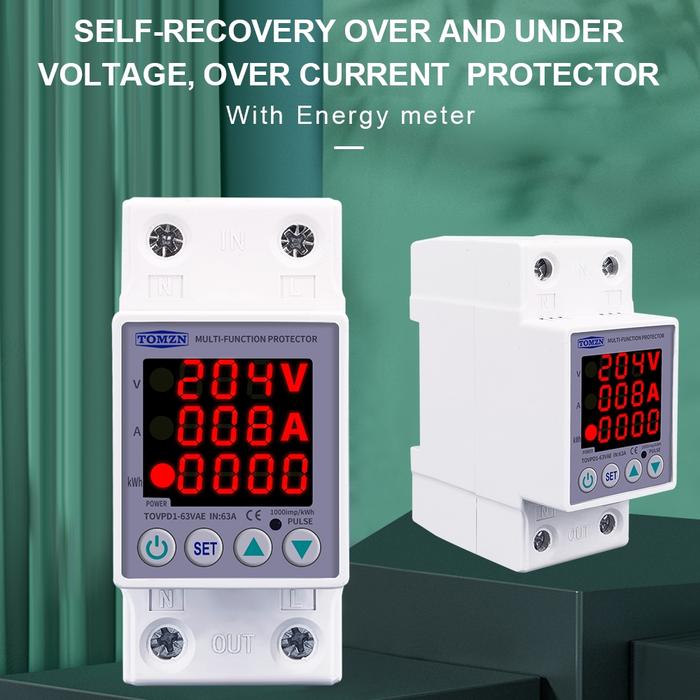 Jual ADJUSTABLE UNDER/OVER VOLTAGE OVER CURRENT PROTECTOR WITH ENERGY ...