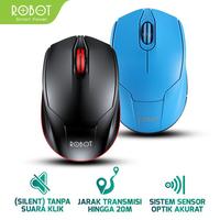 Gambar Robot M310 Silent Mute Wireless Mouse dari btgcom Kota Denpasar 3 Tokopedia