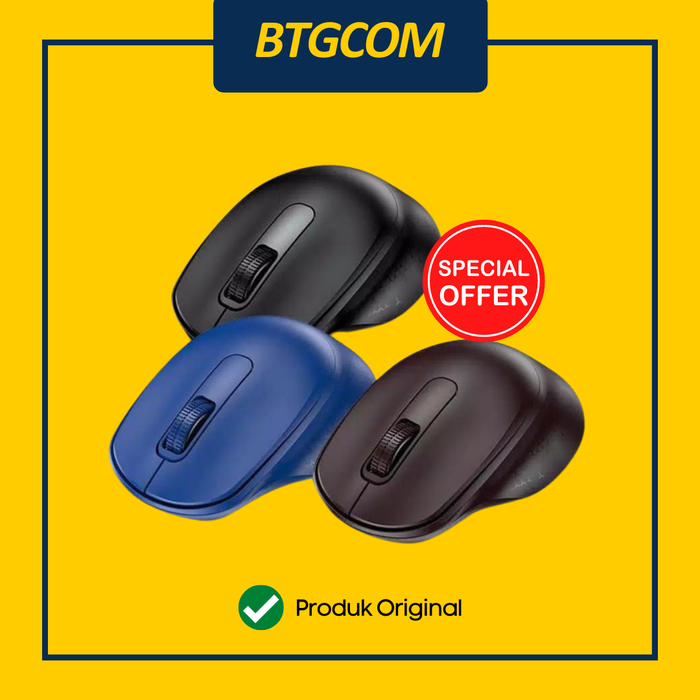 Gambar ROBOT M312 BLACK SILENT MUTE WIRELESS MOUSE dari btgcom Kota Denpasar Tokopedia