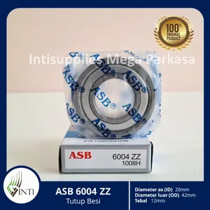 Bearing ASB 6004 ZZ Asli Laher
