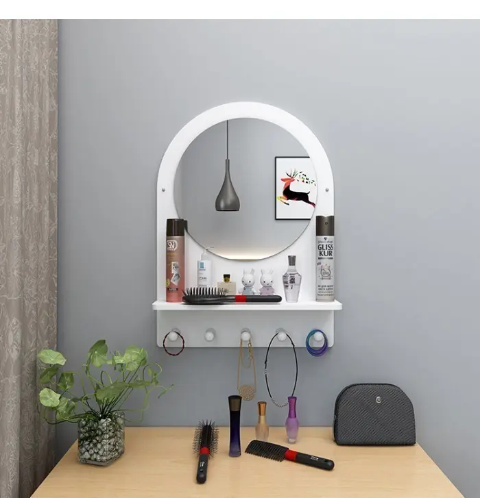 cermin KACA wastafel kamar mandi+Gantungan Rak Sabun Meja Serbaguna