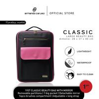 Gambar Armando Caruso 1937 Classic Beauty Bag With Mirror Large Pink dari Armando Caruso_NEW Kota Administrasi Jakarta Utara 1 Tokopedia
