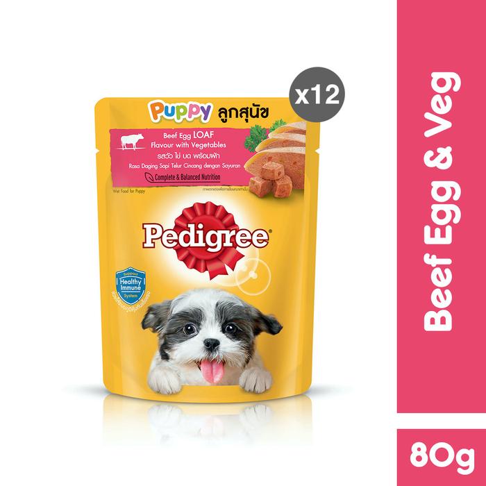 Gambar Pedigree Pouch Puppy 80gr Makanan Anjing Basah - Isi 12 dari Pedigree Official Store Kota Tangerang Tokopedia