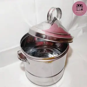 Dandang kukus nasi panci sablukan aluminium stainless stenlis