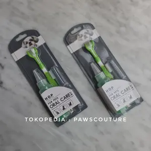 Sikat gigi pasta gigi odol set anjing kucing hewan pet dog toothbrush