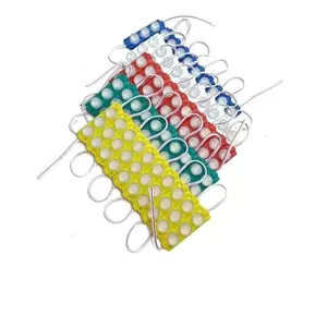 Lampu LED Strip Motor Mobil 3W 3 Mata Bulat Terang Jumbo