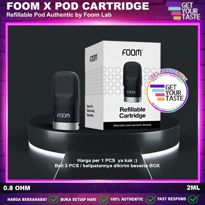 Foom Text Jual Cartridge Foom X Pod Kit Refillable Pod Replacement by Foom Lab ...