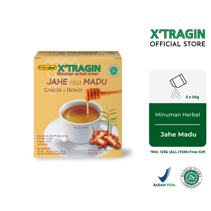 Gambar X'Tragin Jahe Madu | Ginger + Honey | Jahe Rasa Madu dari Evynafood Kota Administrasi Jakarta Utara Tokopedia