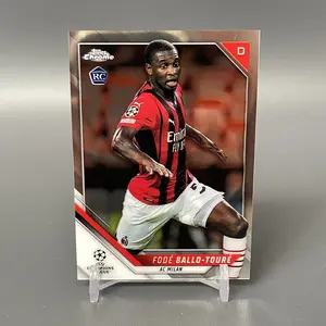 Kartu Bola Topps Chrome UCL 2021 Rookie Fode Ballo Toure AC Milan