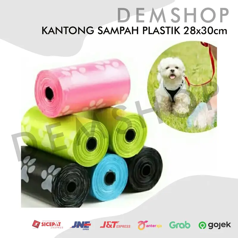 Kantong Plastik Sampah Refill Portable Roll Isi Kantong Poop Anjing 0
