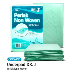 Underpad Dr. J Perlak Alas Popok 60 x 90 cm Onemed Isi 10 Lembar