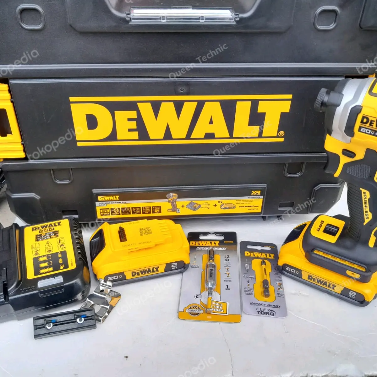 brushless impact screw drive bor obeng DCF850 Dewalt