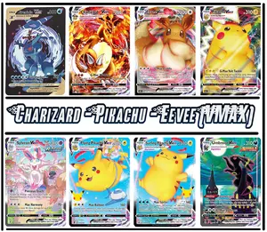 KARTU POKEMON TCG HOLOGRAM SPECIAL CHARIZARD EEVEE PIKACHU - VMAX