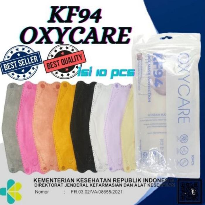 Gambar Masker KF94 isi 10pcs Oxycare Kartonan Semarang dari VANDRA STORE SEMARANG Kota Semarang Tokopedia