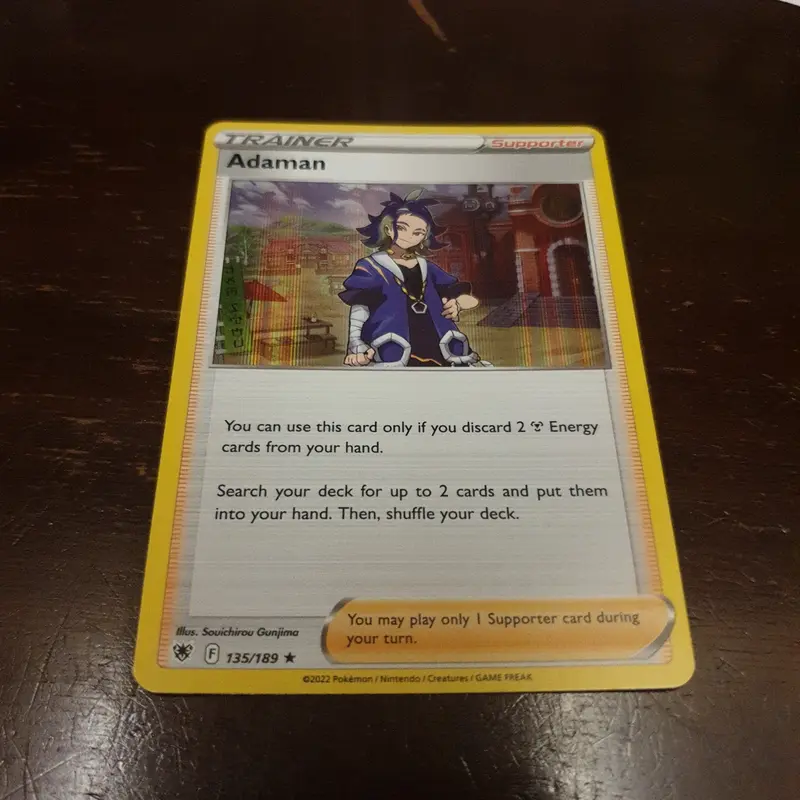 Kartu pokemon adaman holo rare sword and shield astral radiance 0