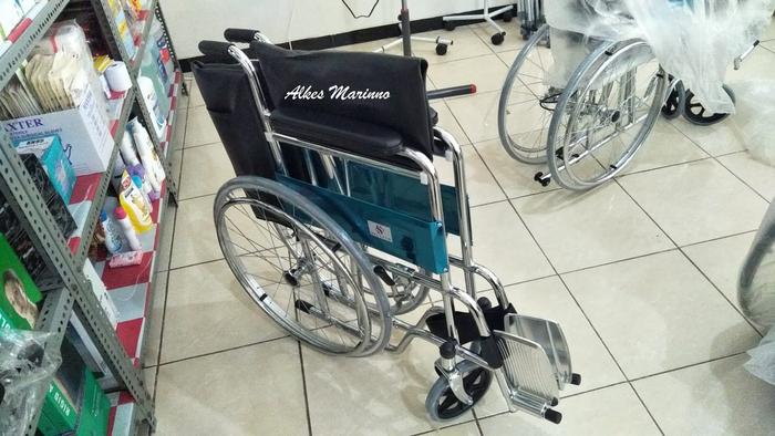 Gambar Kursi Roda Ban Mati - Standart Rumah Sakit dari Alkes Marinno Kota Semarang Tokopedia