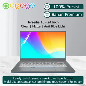 Premium Screen Guard Protector Laptop 10-15 Anti Bluelight Matte Clear