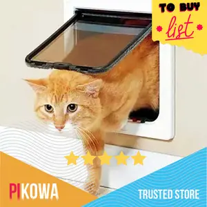 Pintu Jalan Kucing Anjing Flap Pet Doorway with Lock