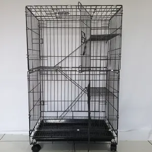 KANDANG KUCING MURAH TINGKAT 3 RODA XXL 110x75x45