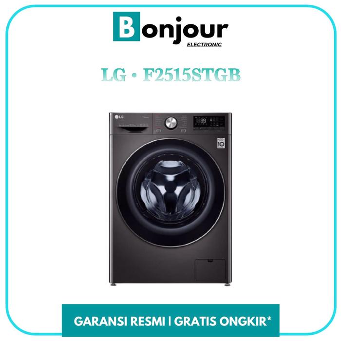 Gambar LG F2515STGB I LG MESIN CUCI FRONT LOADING 15 KG I LG F2515STGB 15KG dari Bonjour Electronic Official Kota Depok Tokopedia