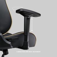 Gambar Rexus RGC211 / RGC-211 Stoffa Gaming Chair - JadeBlack, Free Emas dari TokoTeknoPro Kota Administrasi Jakarta Utara 4 Tokopedia