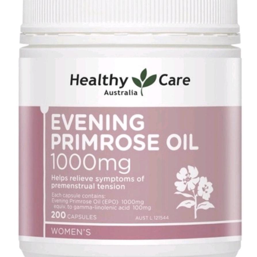 Healthy Care Evening Primrose Oil 1000mg 200 caps EPO hormon balance