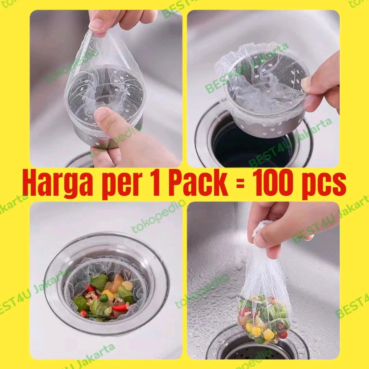 Jaring Saringan Wastafel Dapur Kitchen Sink Net