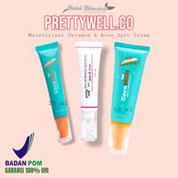 Gambar PRETTYWELL Moisturizer Ceramon Blemish Acne Spot Cream Ori Bpom dari halalskincare.store Kab. Bogor 1 Tokopedia