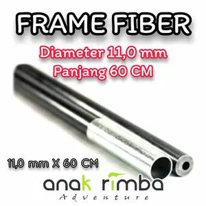 FRAME FIBER 11 MM PANJANG 60 CM TENDA DOME