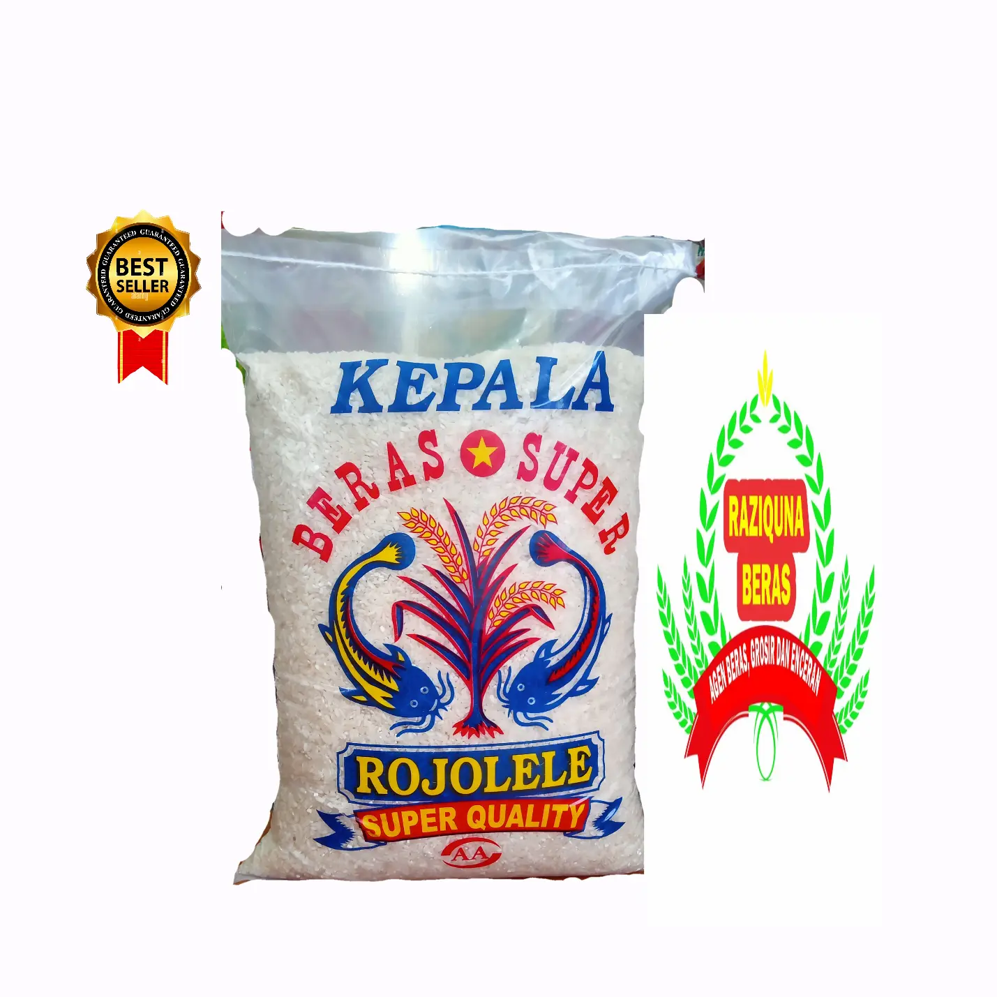 BERAS ROJOLELE (MURAH) 2.5 L 3 KG ORIGINAL
